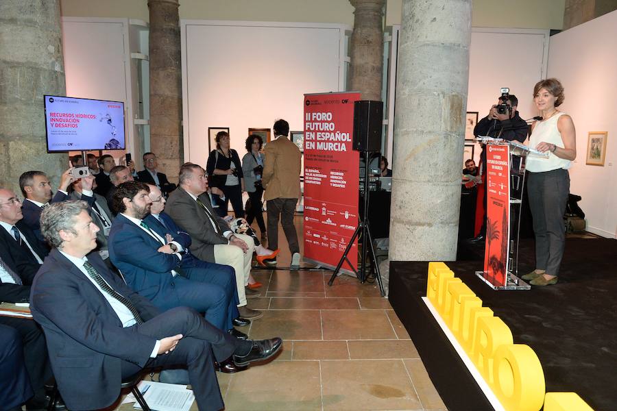 La ministra de Agricultura, que inauguró esta segunda jornada , abogó por «un pacto que asegure el equilibrio entre la defensa del medio ambiente y que mitigue los impactos negativos del cambio climático».