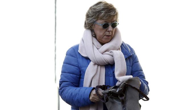 Pilar Barreiro, antes de declarar en el Tribunal Supremo por el 'caso Púnica'.