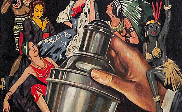 Portada de 'Cocktelera Universal'. Antonio Josa, 1933.