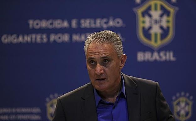 El seleccionador brasileño, Tite.