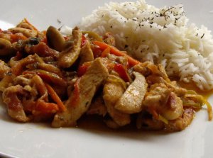 POLLO AL ESTILO ORIENTAL