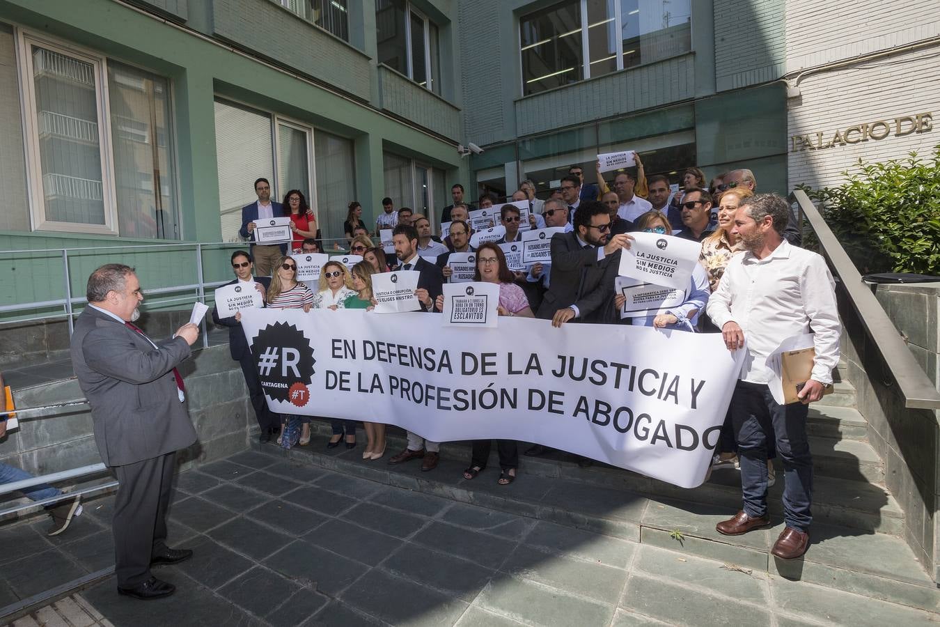 El seguimiento de las protestas ha sido del «95%, todos salvo el juzgado de Familia, Violencia de Género y el de guardia