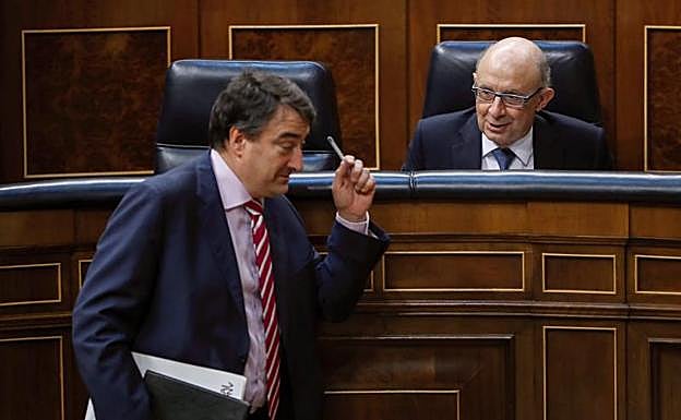 Aitor Esteban y Cristóbal Montoro.