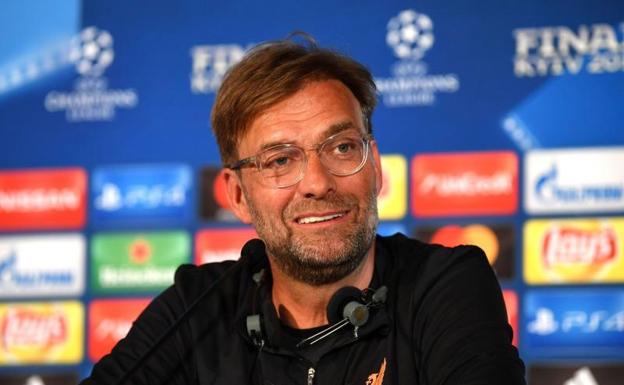 Jürgen Klopp, durante la conferencia de prensa previa a la final.