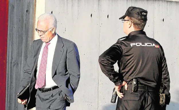 El constructor Alfonso García Pozuelo llega a la Audiencia Nacional.