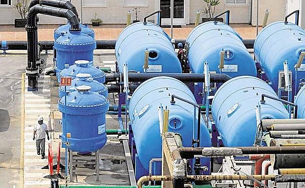 Instalaciones de la desaladora de Escombreras.