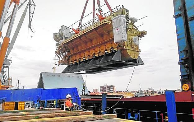 Navantia hace dos motores para un buque australiano