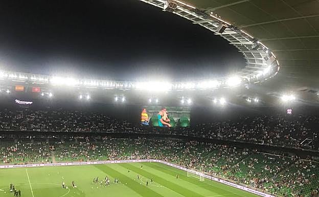 Momento de la pedida en el Krasnodar Stadium