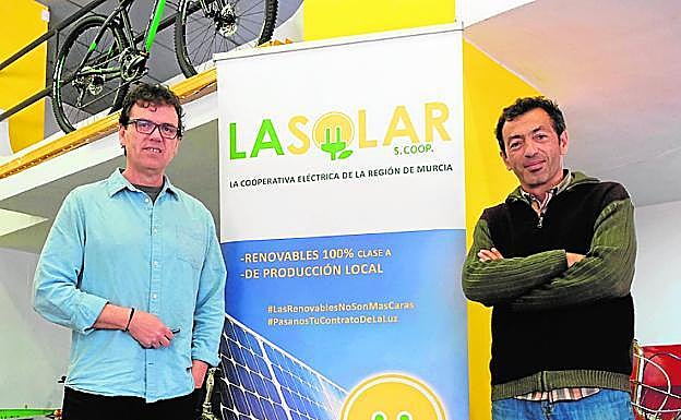 Miguel Ángel Mena y Antonio Soler, al frente de la cooperativa.