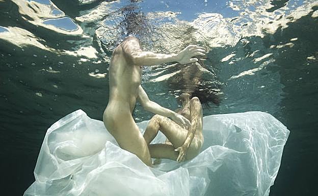 Una de las fotografías de la serie 'Agua', cedidas por la autora a 'La Verdad'.