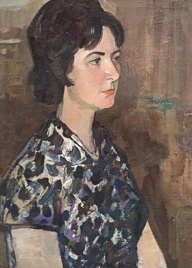 Retrato de Amparo, esposa del pintor.