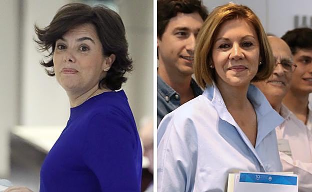 Sáenz de Santamaría y Cospedal.