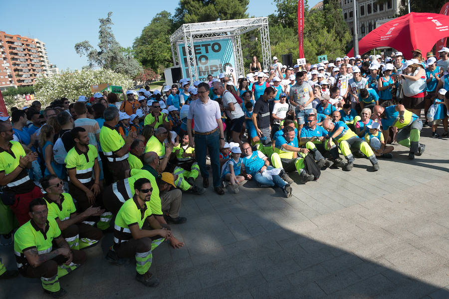 Participan en Murcia en una actividad de limpieza del Segura, desde la Contraparada hasta la Fica