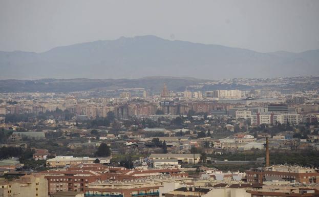 Panorámica de la ciudad de Murcia.