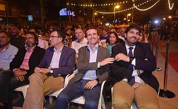 Pablo Casado celebra las fiestas de Sangonera