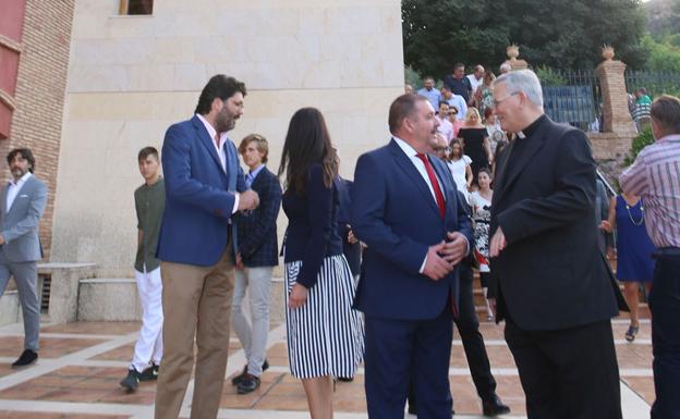 Inauguración ayer del nuevo recinto hotelero de La Santa. 