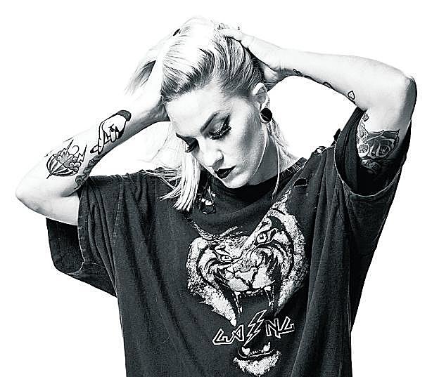 Rapera. La Furia, en una de sus imágenes favoritas. «Escribo desde mis verdades», dice. :: Itziar Bastarrikaekaitz