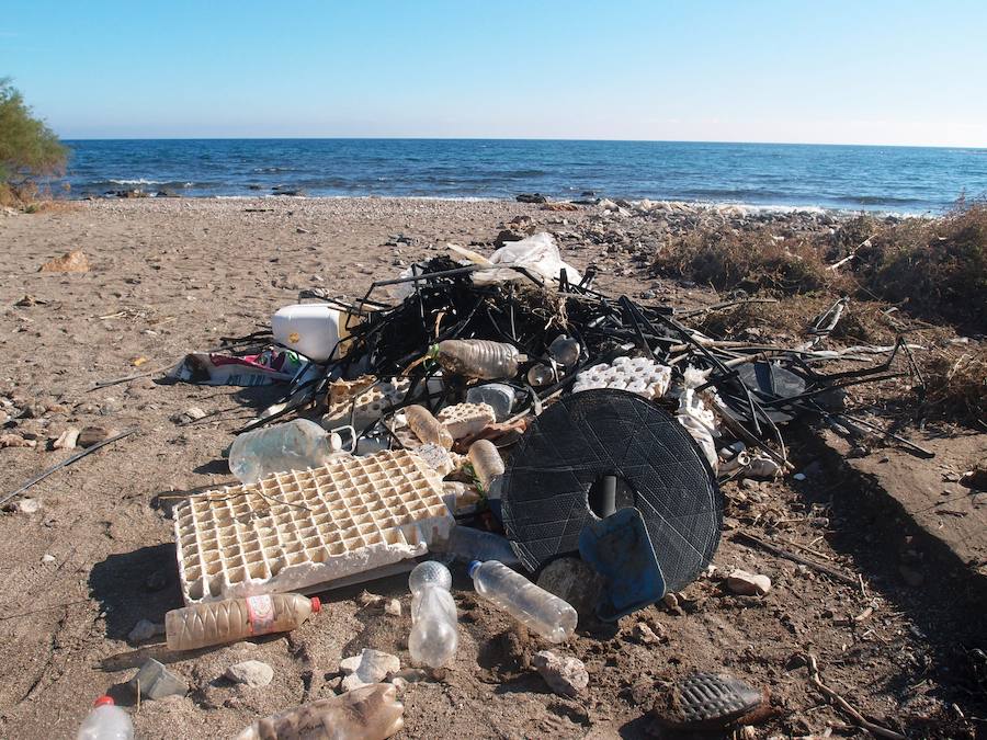 El parque regional Cabo Cope-Puntas de Calnegre es el tramo costero del país más contaminado por residuos plásticos