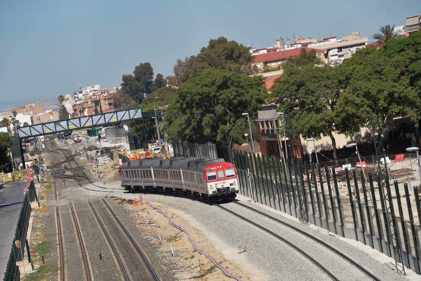 Esta fase de los trabajos se enmarca en las obras de soterramiento de la estación, Barriomar y Nonduermas, que junto a las de los tramos Nonduermas-Sangonera y Sangonera-Lorca serán licitadas próximamente