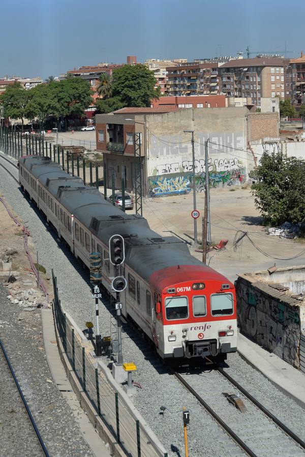 Esta fase de los trabajos se enmarca en las obras de soterramiento de la estación, Barriomar y Nonduermas, que junto a las de los tramos Nonduermas-Sangonera y Sangonera-Lorca serán licitadas próximamente