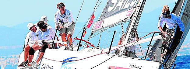 'El Carmen-Elite Sails', que se ha colocado segundo, en la jornada de ayer. 