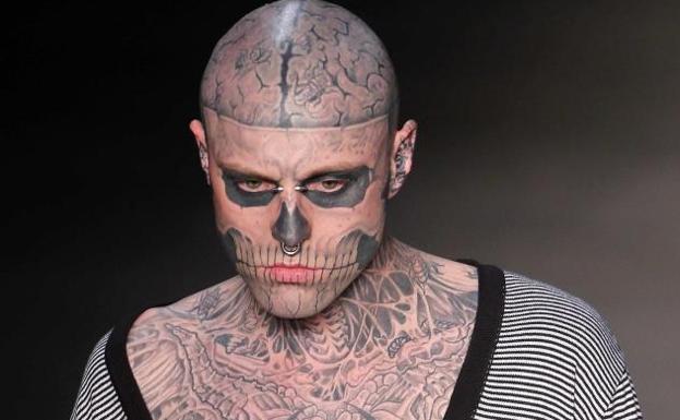 El modelo canadiense Rick Genest, en una imagen de archivo.