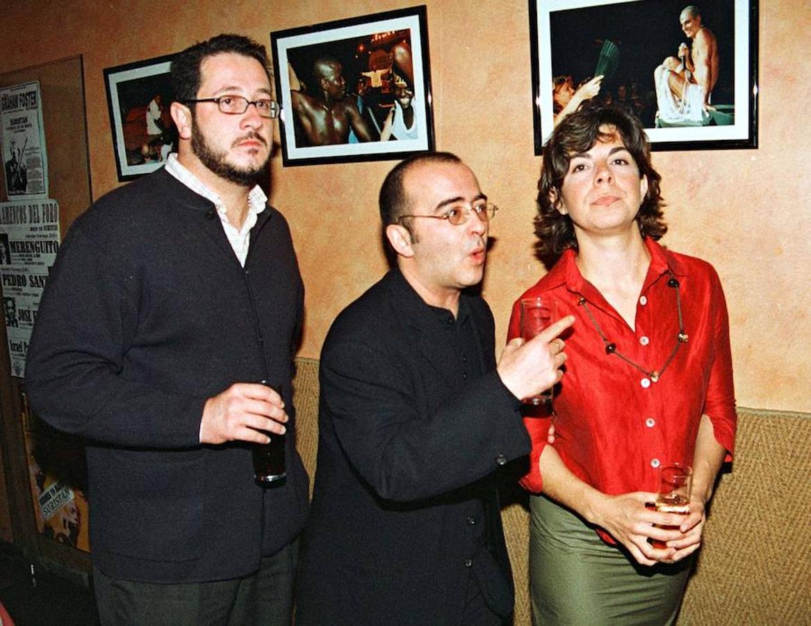 Presentación del festival La Mar de Músicas del año 2000 con José Cabezos y Lara López