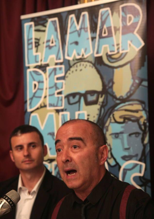 Paco Martín durante la presentación de la XVII edición de La Mar de Músicas en 2011