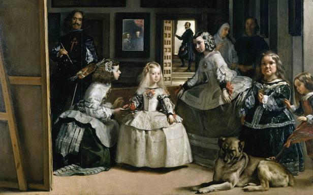 Parte del cuadro de 'Las Meninas', de Velázquez. 