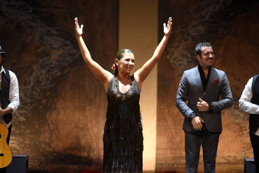 La bailaora ofrece una actuación en el Auditorio Parque Almansa tras recibir el premio del 49 Festival Internacional de Teatro, Música y Danza de San Javier.