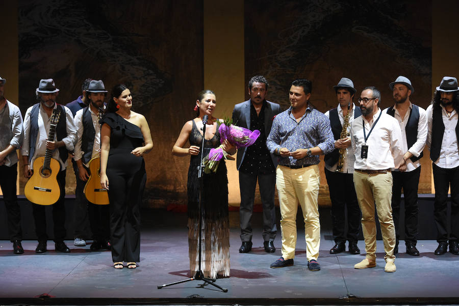 La bailaora ofrece una actuación en el Auditorio Parque Almansa tras recibir el premio del 49 Festival Internacional de Teatro, Música y Danza de San Javier.