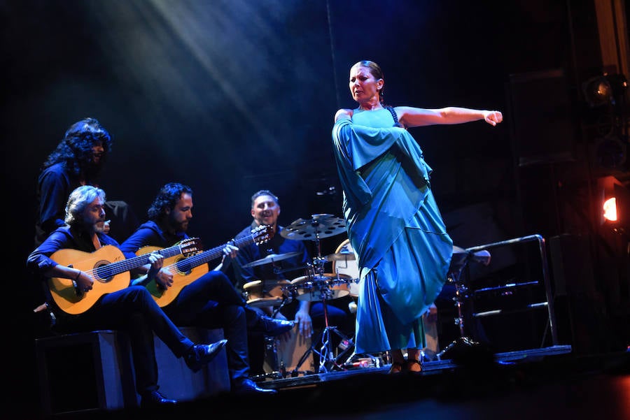 La bailaora ofrece una actuación en el Auditorio Parque Almansa tras recibir el premio del 49 Festival Internacional de Teatro, Música y Danza de San Javier.