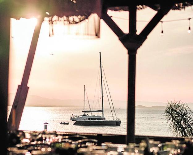 Vistas del Mar Menor, desde las instalaciones de Macondo.