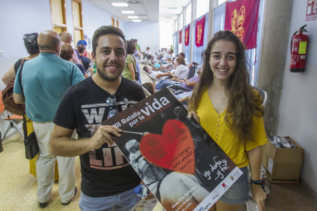 Tropas y legiones de las fiestas de Cartagineses y Romanos participan en la iniciativa de donación de sangre y médula ósea XII Batalla