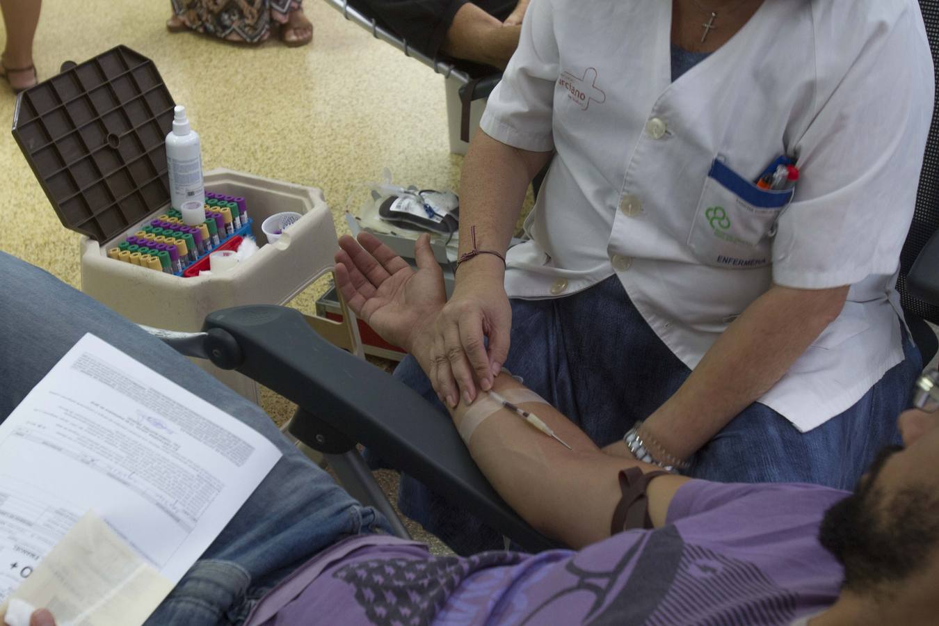 Tropas y legiones de las fiestas de Cartagineses y Romanos participan en la iniciativa de donación de sangre y médula ósea XII Batalla