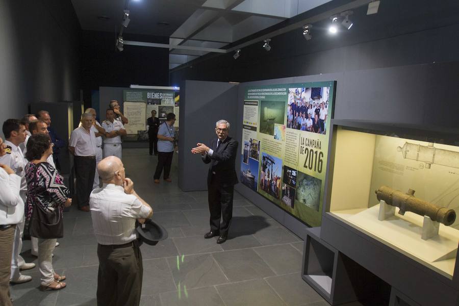 Tras laexposición de las monedas, el museo acoge por primera vez una treintena de piezas del pecio, recuperadas y restauradas, que se podrán visitar hasta el 13 de enero