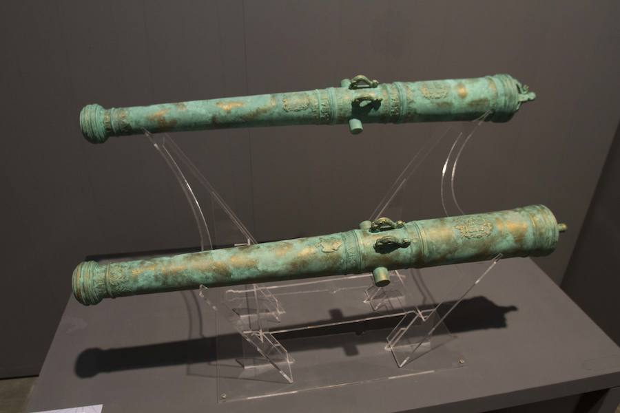 Tras laexposición de las monedas, el museo acoge por primera vez una treintena de piezas del pecio, recuperadas y restauradas, que se podrán visitar hasta el 13 de enero