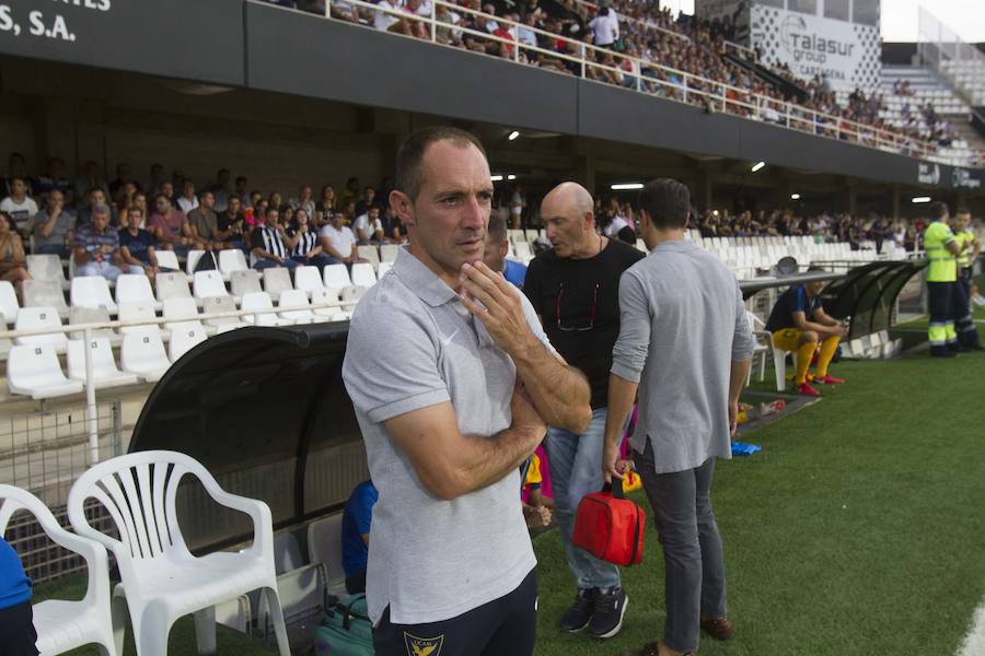 El equipo universitario gana los tres puntos en el Cartagonova tras un gol de Ismael en los últimos minutos, en un partido en el que el Efesé un mejor resultado