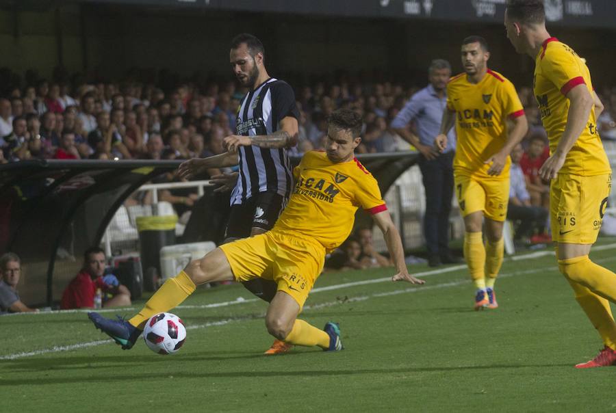 El equipo universitario gana los tres puntos en el Cartagonova tras un gol de Ismael en los últimos minutos, en un partido en el que el Efesé un mejor resultado