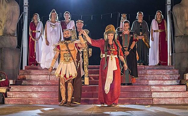 La representación de las bodas de Aníbal e Himilce.