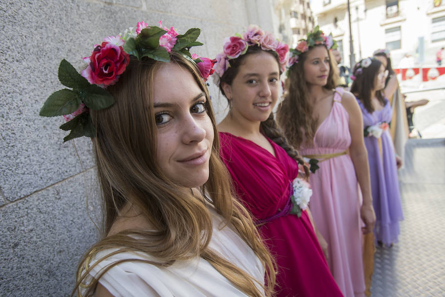 Cerca de sesenta familias pertenecientes a legiones romanas y tropas carthaginesas participaron en la ceremonia