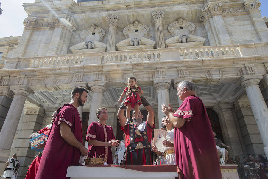 Cerca de sesenta familias pertenecientes a legiones romanas y tropas carthaginesas participaron en la ceremonia