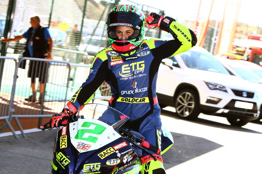 El 17 de septiembre de 2017, la ceheginera consiguió hacer historia en el GP de Portugal en Portimao, al conseguir ser la primera mujer en ganar una carrera mundialista.