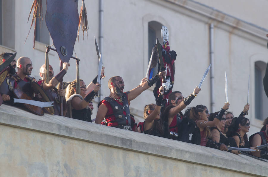 La representación volvió a ser uno de los puntos álgidos de las fiestas de Carthagineses y Romanos