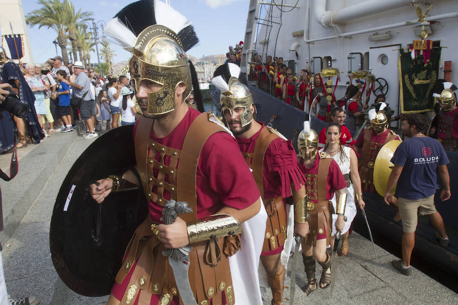 La representación volvió a ser uno de los puntos álgidos de las fiestas de Carthagineses y Romanos