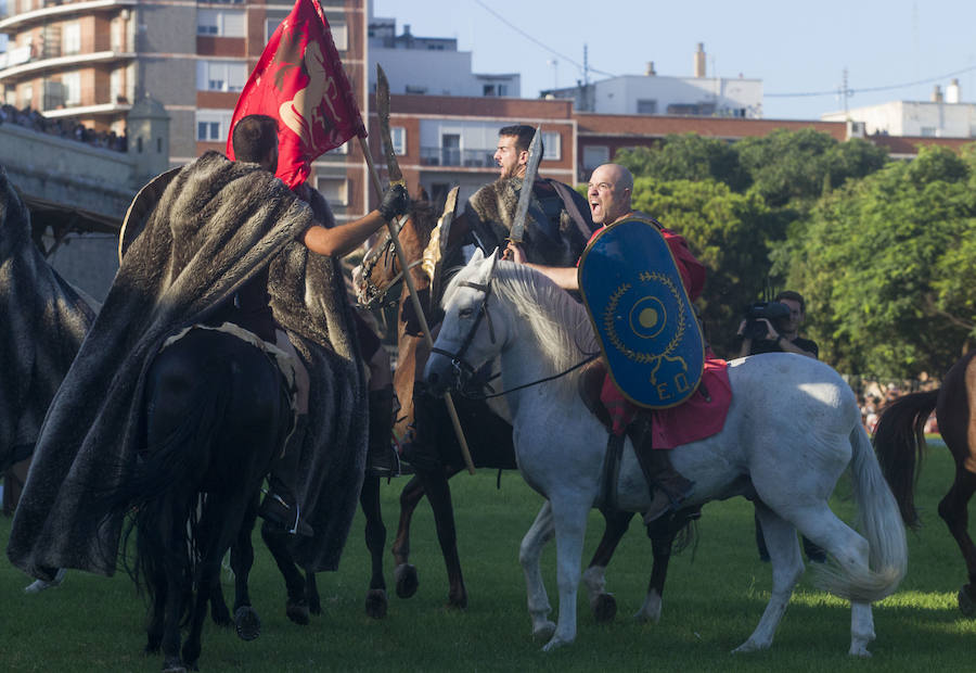 La representación volvió a ser uno de los puntos álgidos de las fiestas de Carthagineses y Romanos