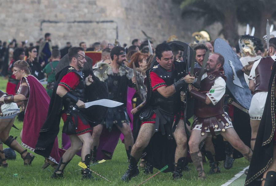 La representación volvió a ser uno de los puntos álgidos de las fiestas de Carthagineses y Romanos