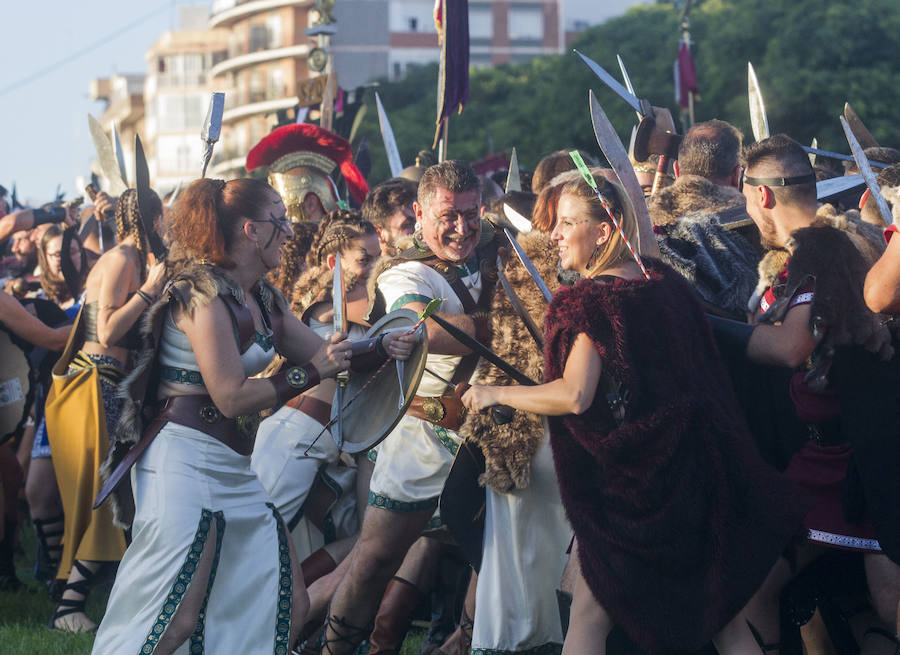 La representación volvió a ser uno de los puntos álgidos de las fiestas de Carthagineses y Romanos