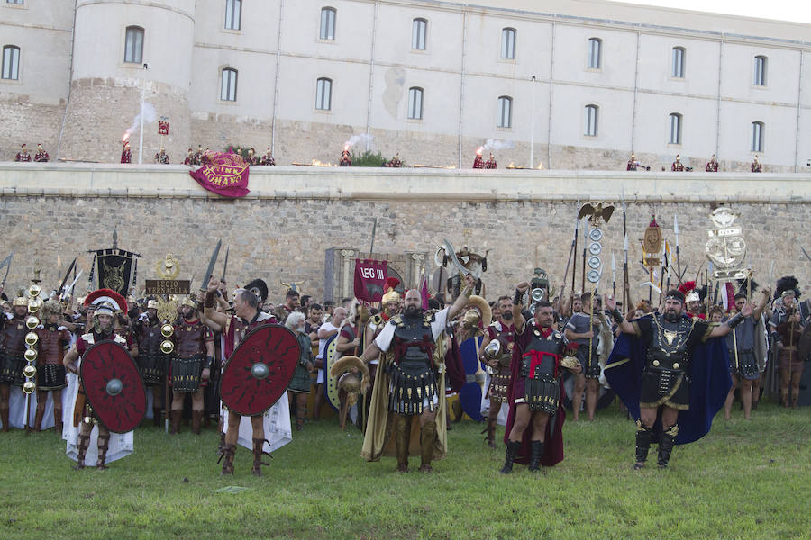 La representación volvió a ser uno de los puntos álgidos de las fiestas de Carthagineses y Romanos