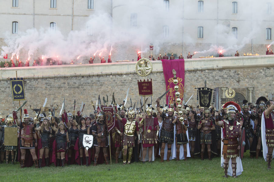 La representación volvió a ser uno de los puntos álgidos de las fiestas de Carthagineses y Romanos